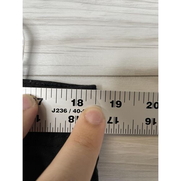 Aeropostale Pants Womens 12 Black Low Rise Flare Pocket Casual Tencel Blend - Picture 5 of 12